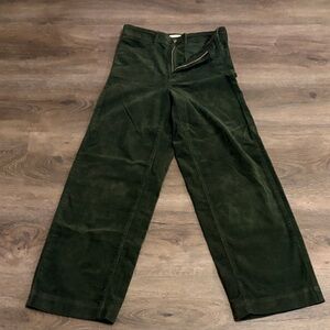 Everlane Dark Green Corduroy Pants